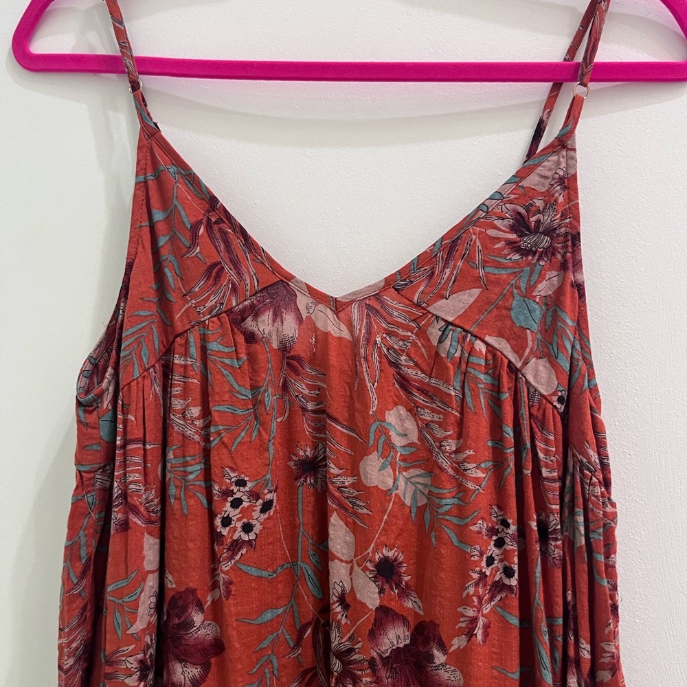 NATURAL LIFE Floral Orange Maxi Dress - Picture 5 of 5